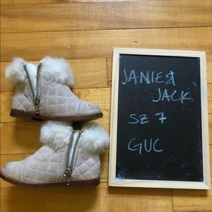 Janie and Jack dress booties